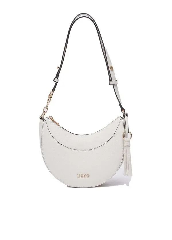 Half Moon Leather Shoulder Bag