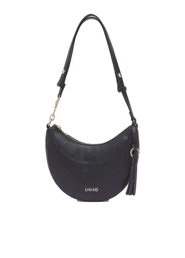 Half Moon Leather Shoulder Bag
