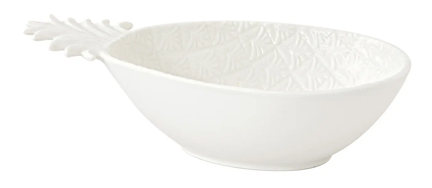 Pineapple Shaped Porcelain Bowl 22,5x14,5