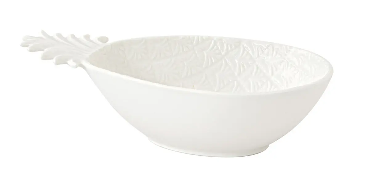 Pineapple Shaped Porcelain Bowl 17,5x11,5 cm