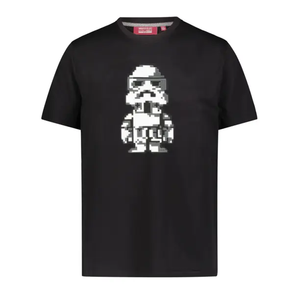 Short Sleeve Cotton T-shirt with Follower Graphic Print