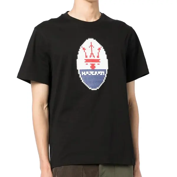 Race Crown Print Short Sleeve T-shirt