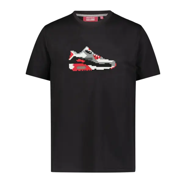 Airmax Graphic Cotton Short Sleeve T-shirt - Black