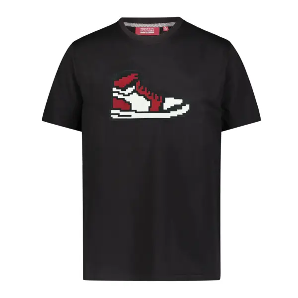Sneaker Graphic Short Sleeve T-shirt - Black