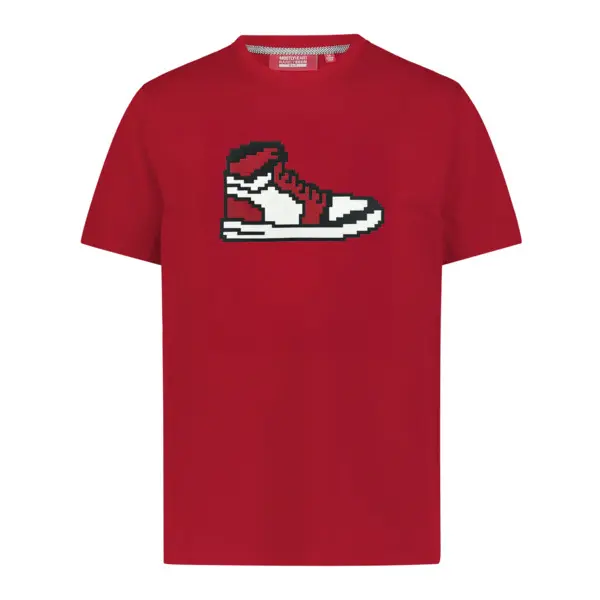 Sneaker Graphic Short Sleeve T-shirt - Red