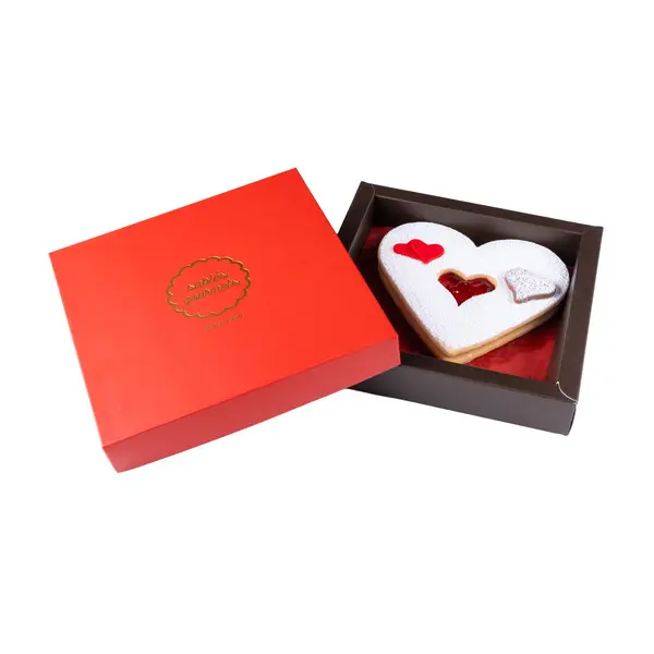 Medium Heart Sable Strawberry Jam