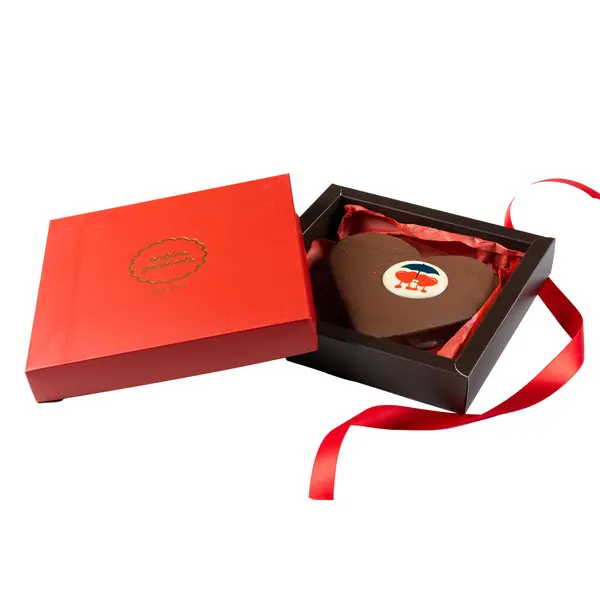 Medium Heart Sable Milk Chocolate