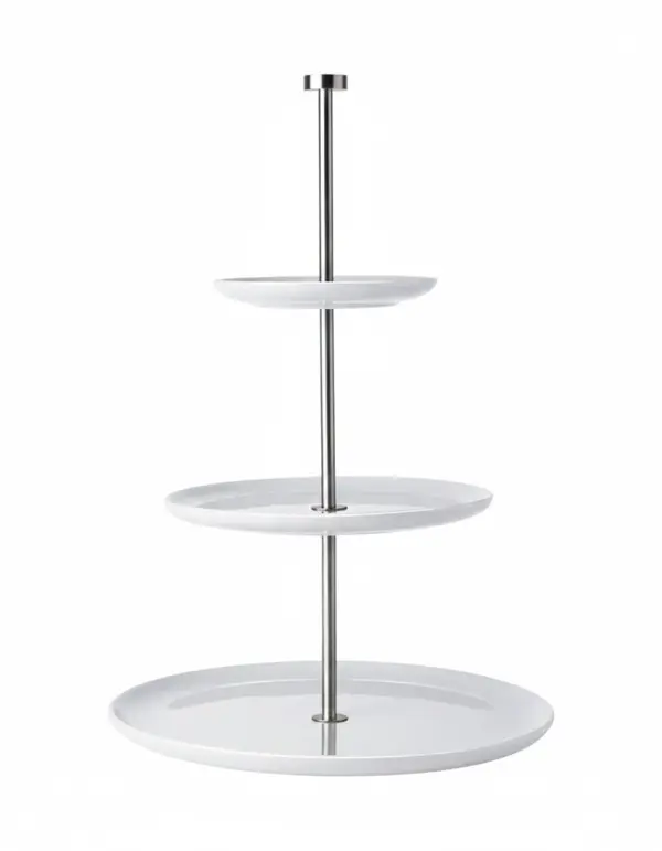 3 tier plate stand D.15,22,H30CM Image
