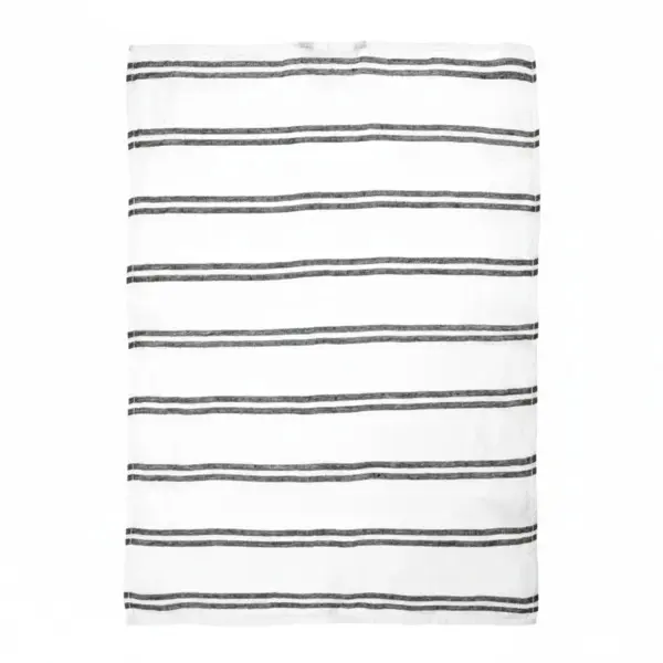 Kitchen Towel, White Rows 50X70 Image