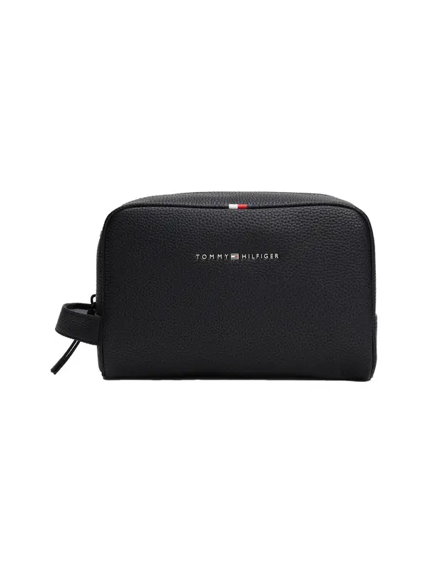 Travel Ready Essential Leather Wash Bag