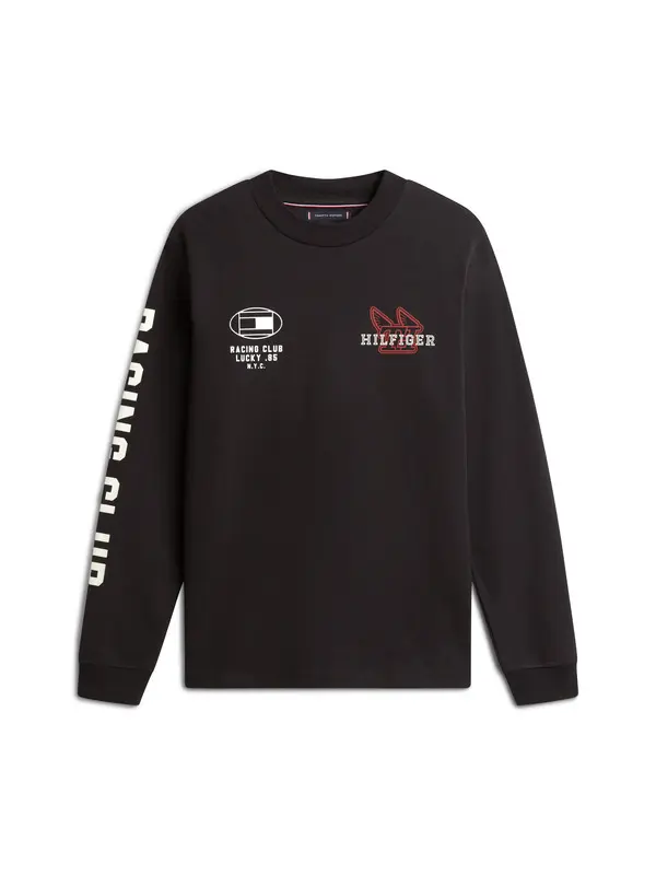 Graphic Jersey Long Sleeve T-Shirt
