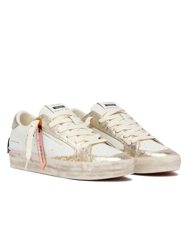 SK8 Deluxe Platinum Glow Sneakers