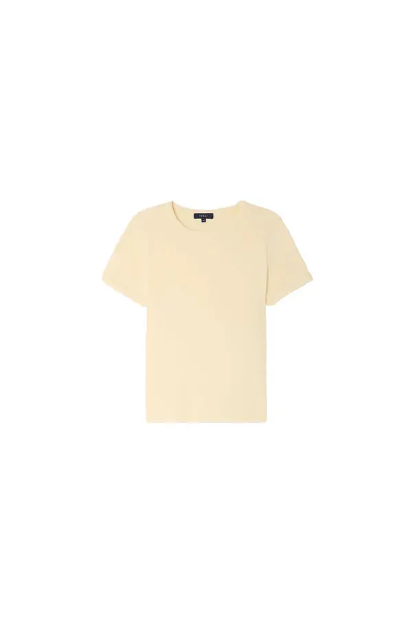 Crewneck Short-Sleeve T-shirt with Tonal Logo Detail