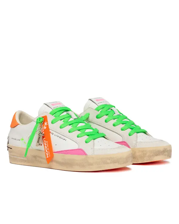 SK8 Deluxe Mango Tango Leather Sneakers