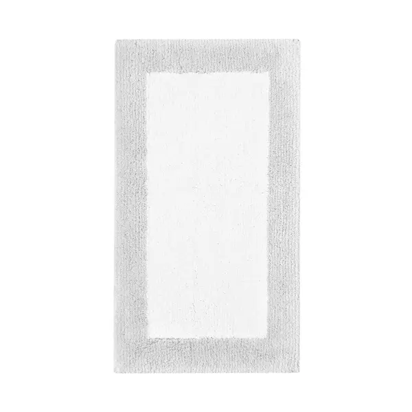 Bicolore Bath Rug 60x100cm White/Cloud