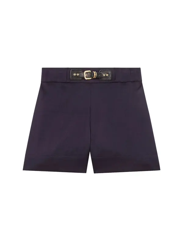 Satin-Effect Shorts Image