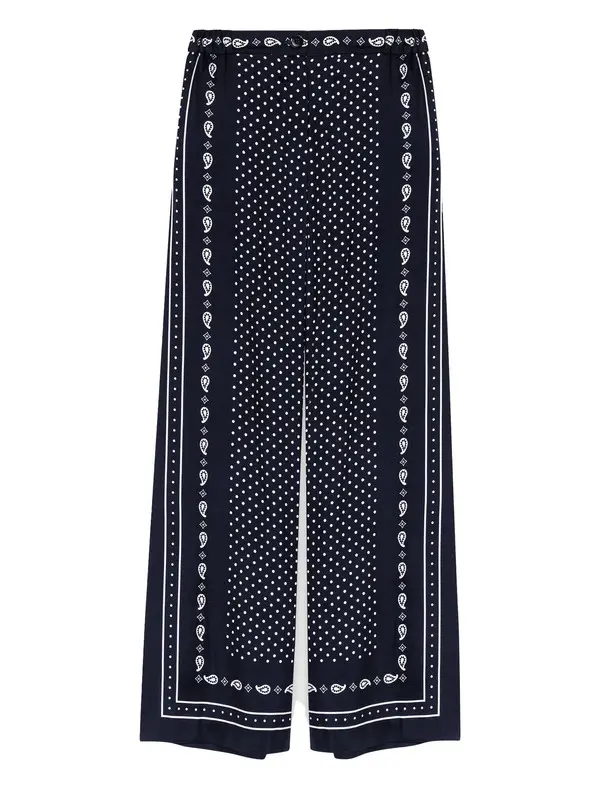 Printed Fluid Trousers