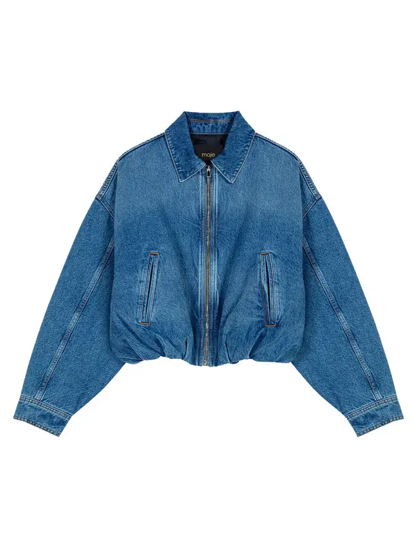 Denim Bomber Jacket Image