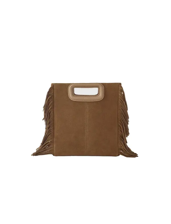 M Crossbody bag in suede leather
