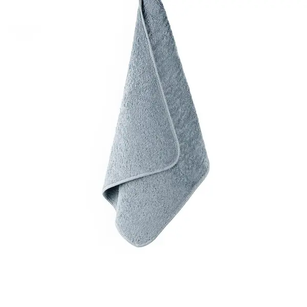 Long Dbl Loop Washcloth 30x30 Cm French Blue