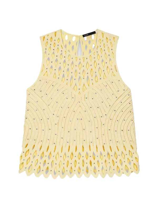 Crochet Rhinestone Top Image