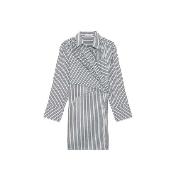 Striped Shirt Dress