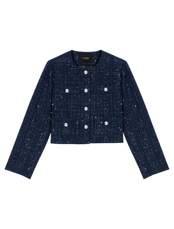 Short Jacket With Patch Pockets Image