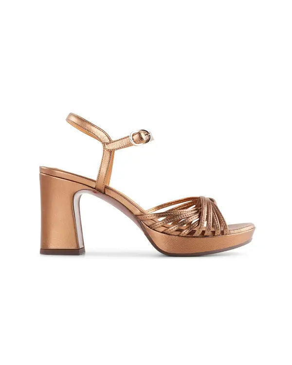 Multi-Strap Block Heel Sandal