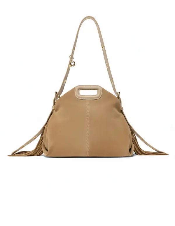 Suede Miss M Shoulder Bag