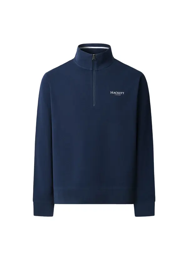Classic Fit Pique Quarter-Zip Sweatshirt