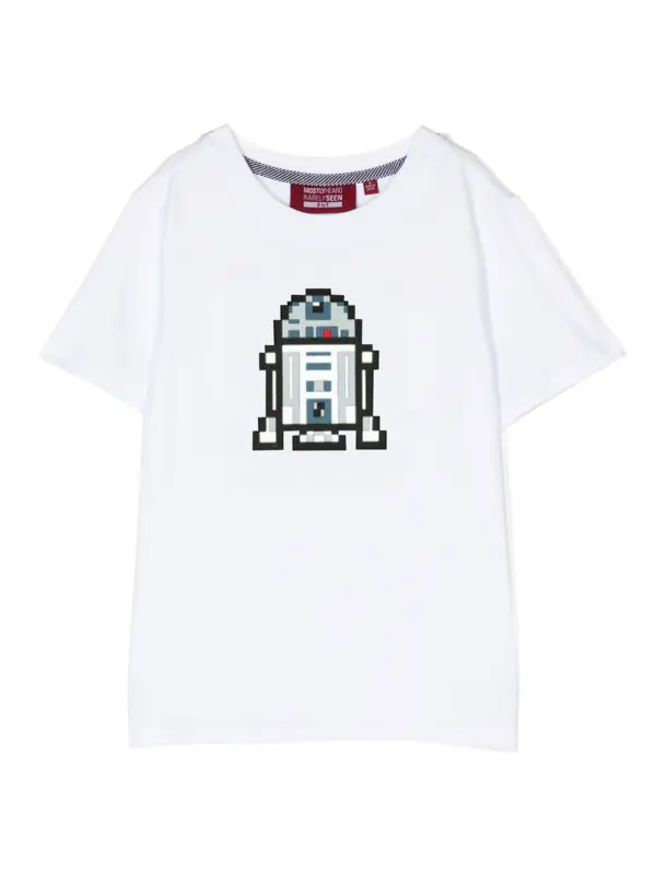 Mini Me Robot Print Short Sleeve T-shirt
