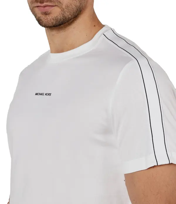 Logo Tape Cotton T-Shirt