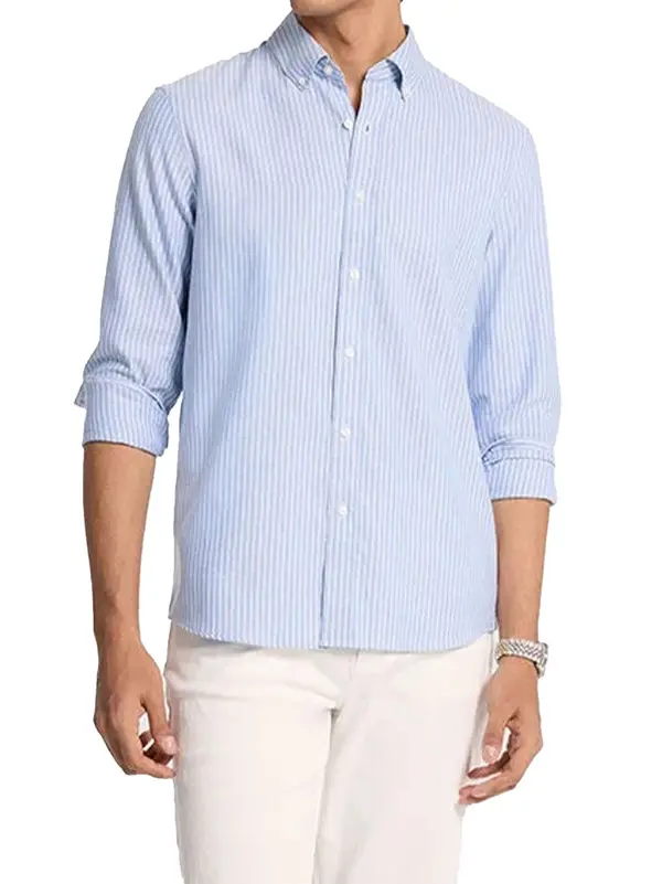 Classic-Fit Striped Cotton Shirt