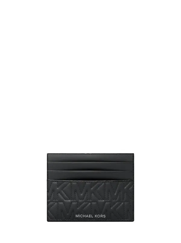 Hudson Quilted Logo Card Case