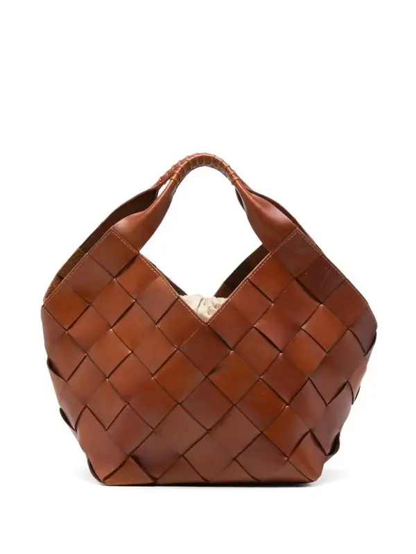 Botteghe Medium Weave Leather Hand Bag