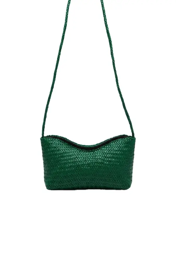 Corsina Intrecciato Small Leather Crossbody Bag