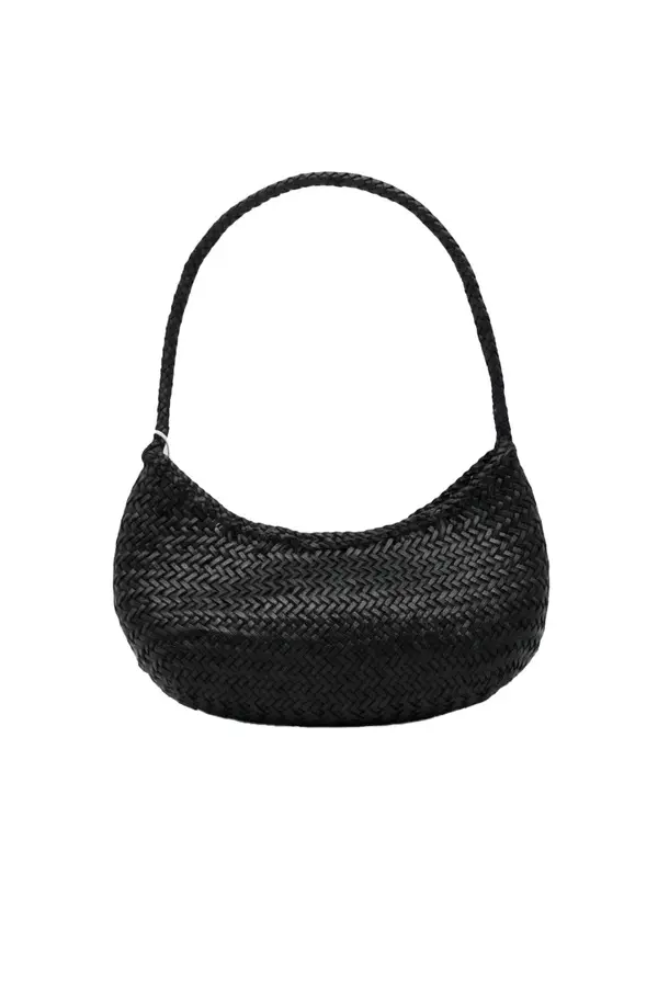 Artisanal Poppy Leather Shoulder Bag