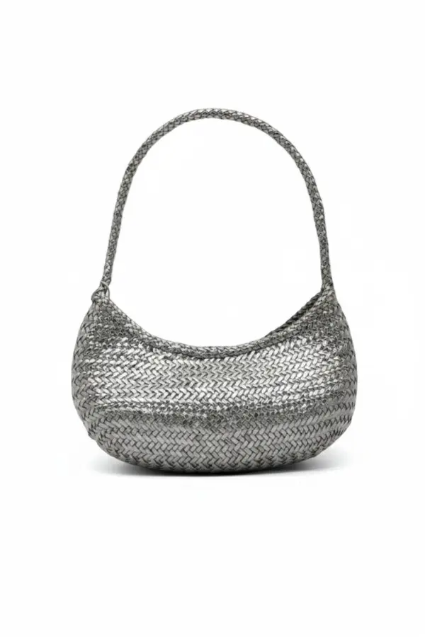 Artisanal Poppy Leather Shoulder Bag