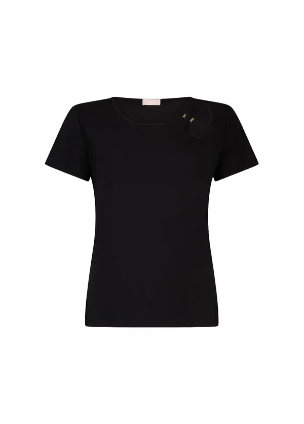 Cut Out Short-Sleeved Top