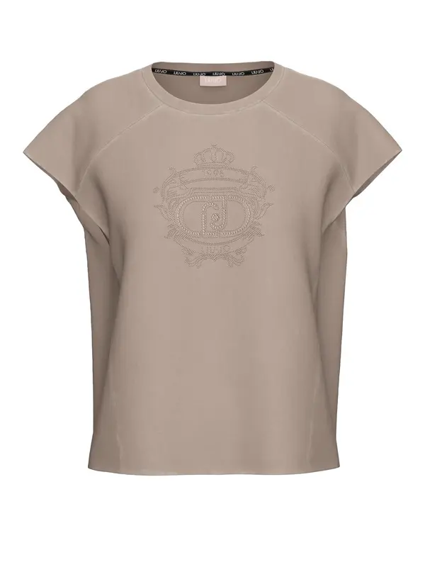 Short Sleeve T-Shirt With Gemstones