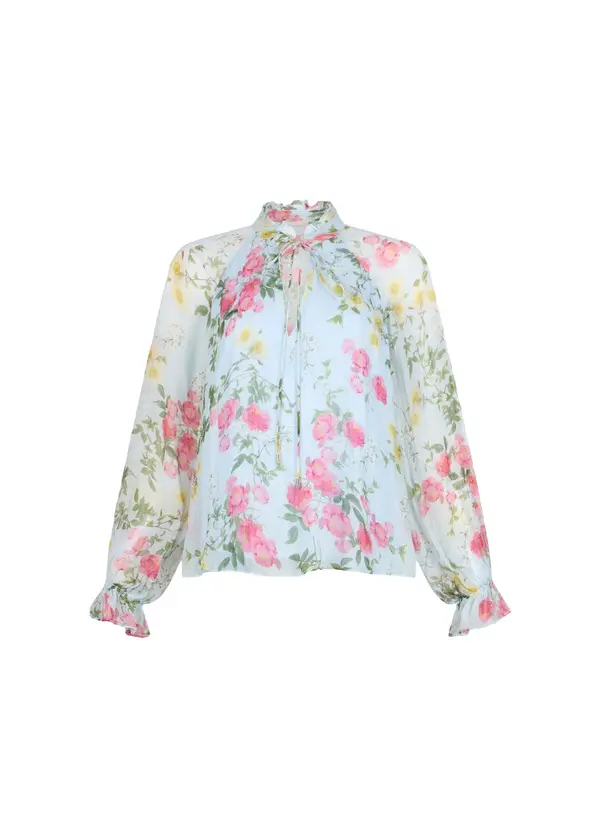 Long sleeves Floral Blouse