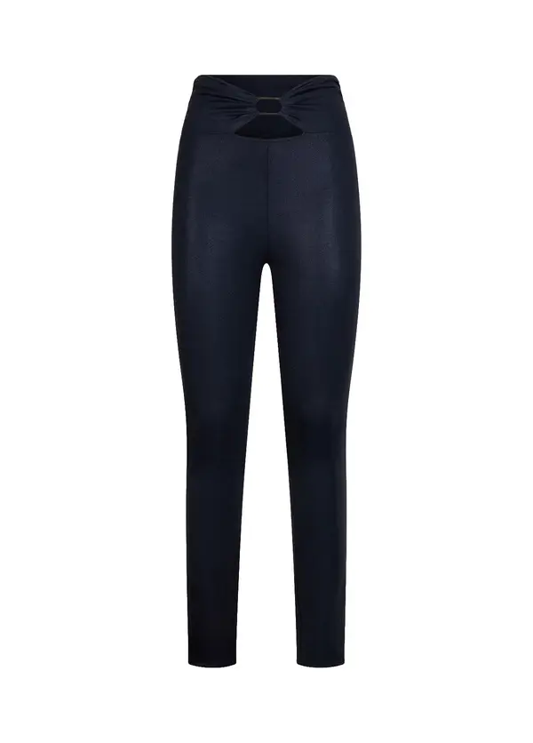 Lycra Leggings With Cut-Out Detailing