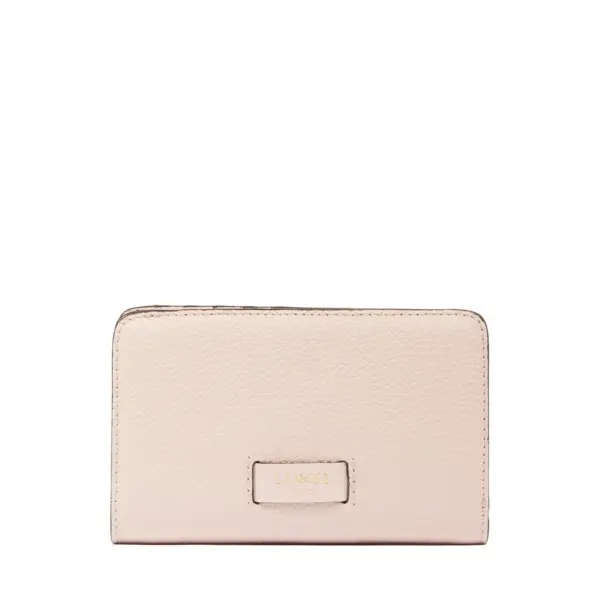 Compact Rectangular Zipped Wallet - Light Pink