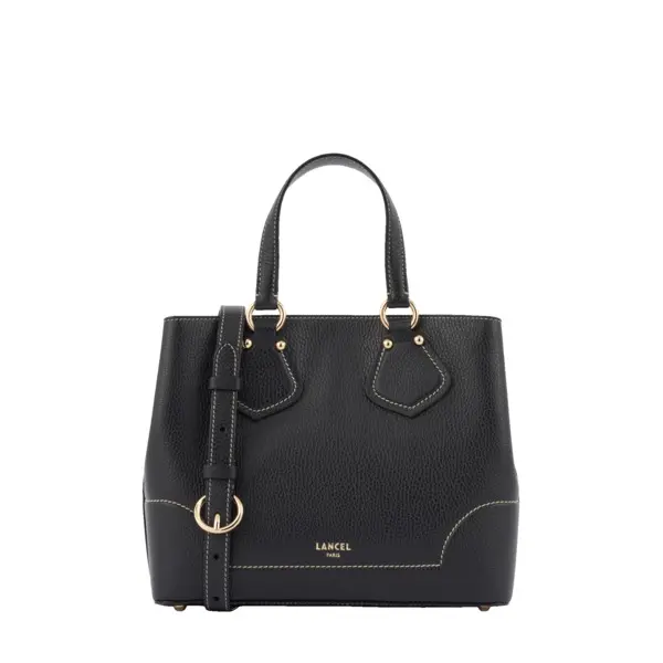 Black Neo IZY Leather Tote Bag