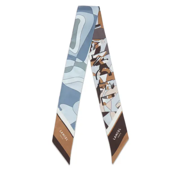 Puzzle Motif Silk Headband