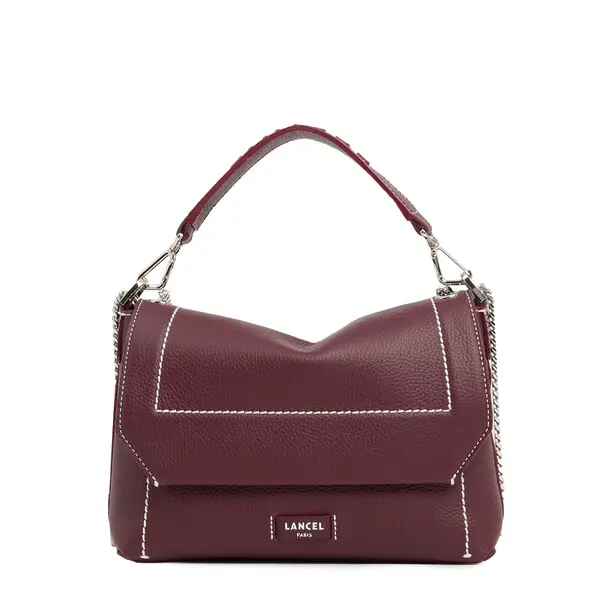 Cassis Medium Leather Flap Shoulder Bag