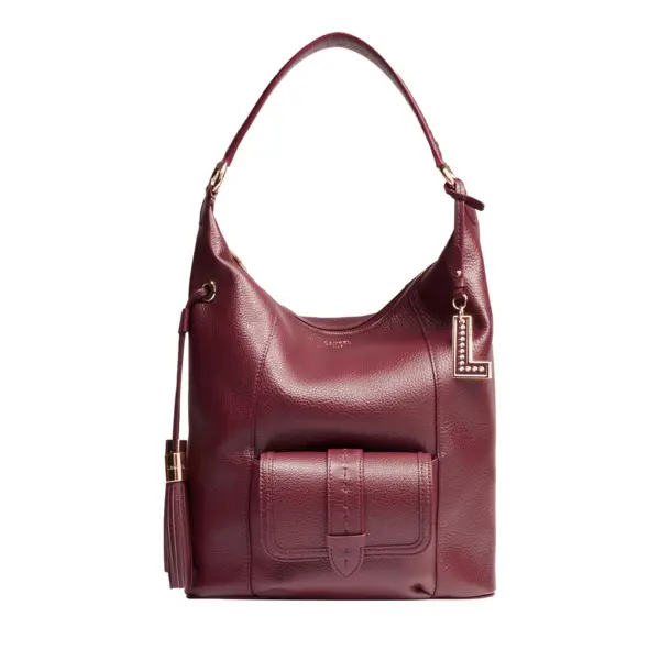 Cassis Premier Flirt Leather Shoulder Bag