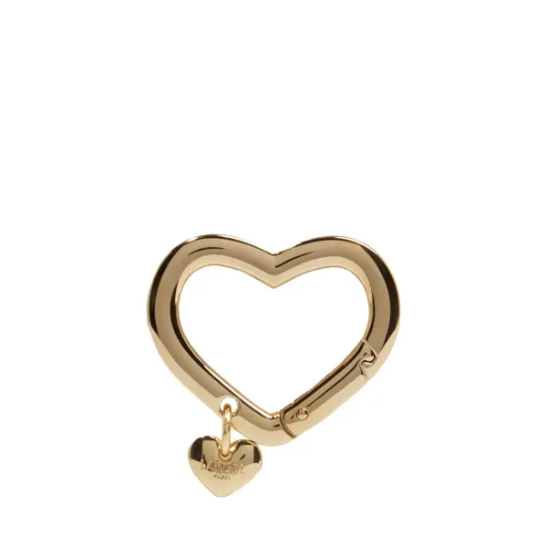 Gold Heart Pendant Keyring