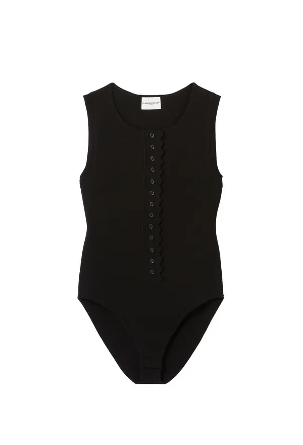 Fitted Cut Knit Bodysuit