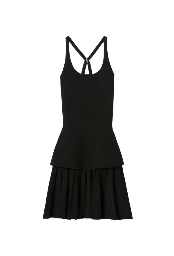 Knit Dress With Criss-Cross Straps